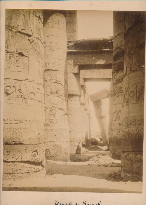 égypte 4 photographie album pyramide Keops Karnak Thèbes v. 1870 albumine photo