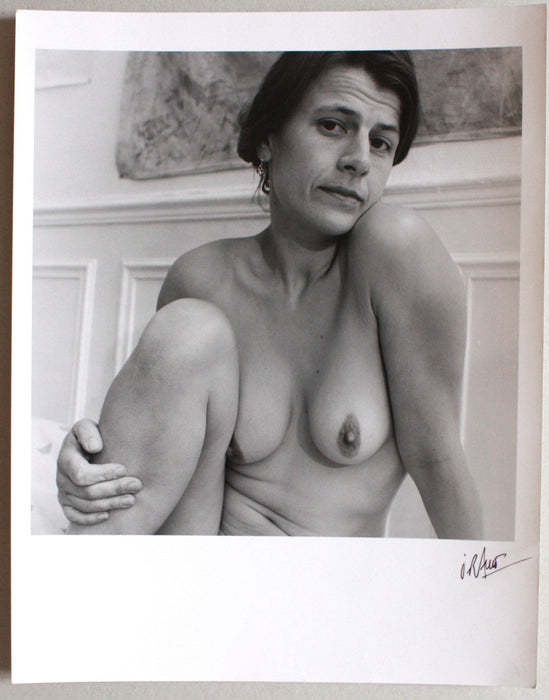 Étude genou nu photographie argentique v. 1980 baryté sein signé sein