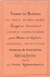 A. ROUYER dessinateur broderies tapisseries dépliant v. 1880 motifs imprimés