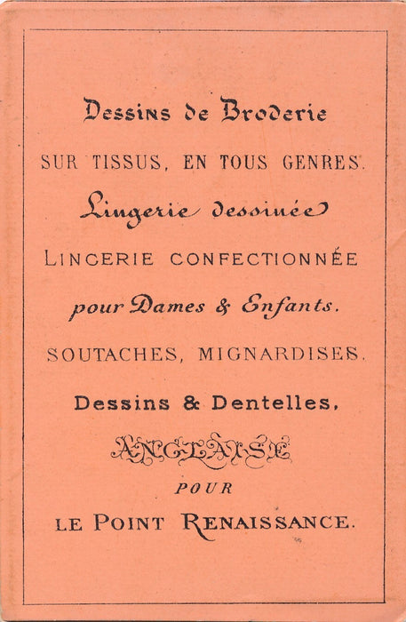 A. ROUYER dessinateur broderies tapisseries dépliant v. 1880 motifs imprimés