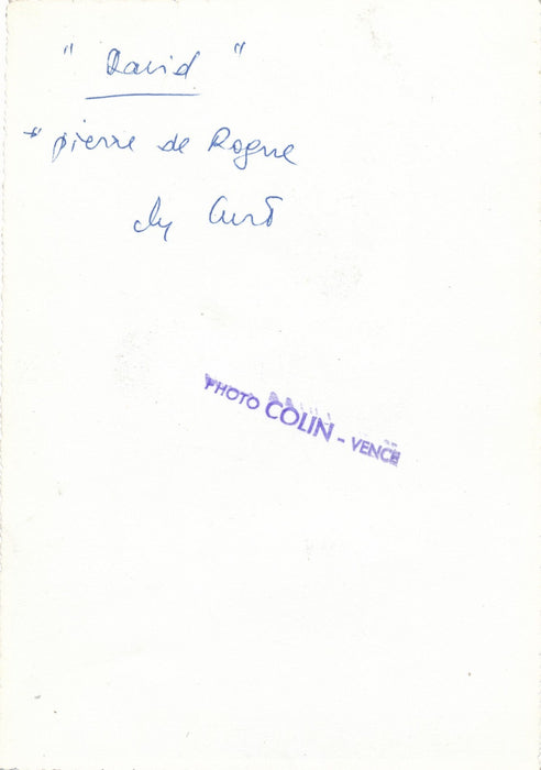 Sculpture Marc Chagall 6 photographie argentique photo Moïse David...