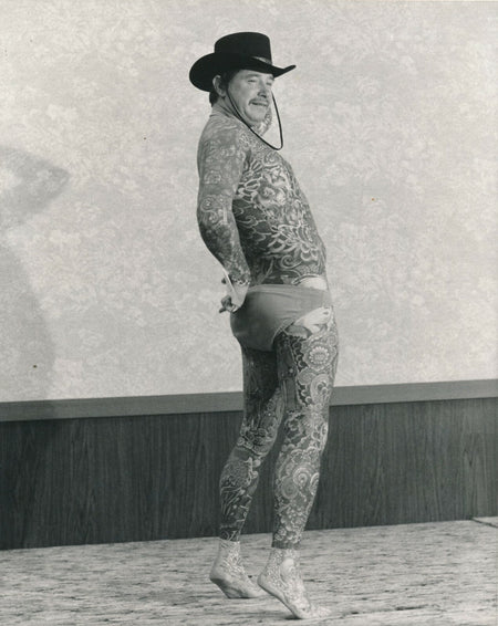 Le tatoué, 1981 club national des tatoués, Reno Etats-Unis photo photographie