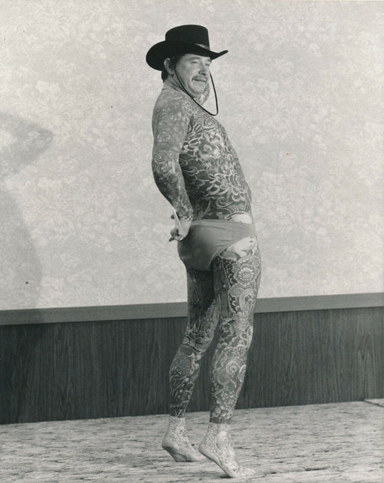 Le tatoué, 1981 club national des tatoués, Reno Etats-Unis photo photographie