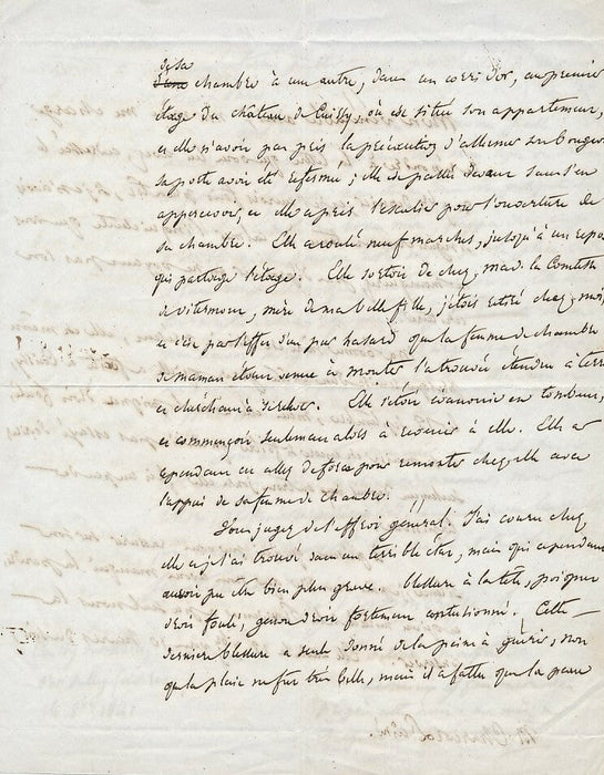 Louis de MONMERQUÉ lettre autographe signée à Jean-Martin CHARCOT 1841