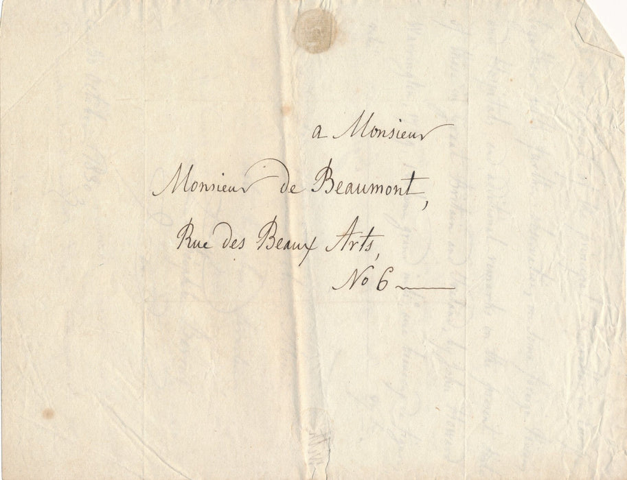 Théophile BARROIS bibliographie anglaise prison 2 lettres autographes signées