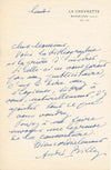 Ensemble 5 lettres autographes signées André BILLY bibliophilie Céline Lothe