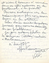 Antoniucci VOLTI belle lettre sur la nécessité statue autographe