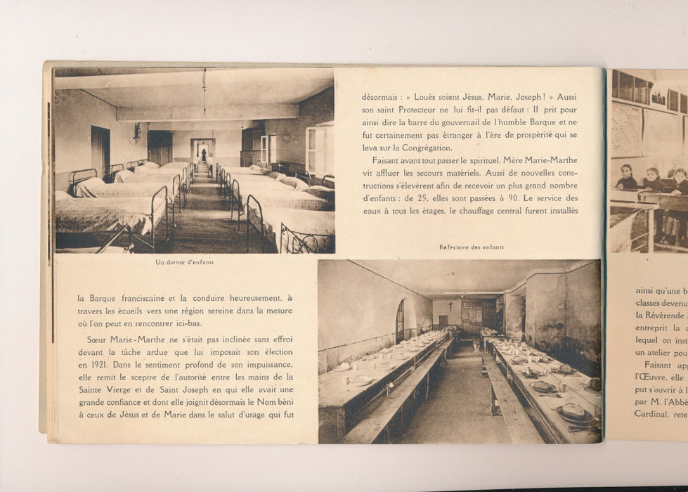 Orphelinat religieuses franciscaines Notre-Dame Anges Condrieu livret 1941