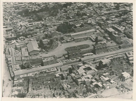 Vue aérienne de Damas c. 1927-1929 photo photographie militaire maison urbanisme