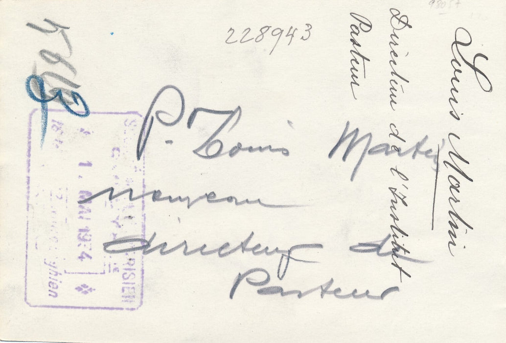 Louis MARTIN diphtérie médecin photo photographie Institut Pasteur