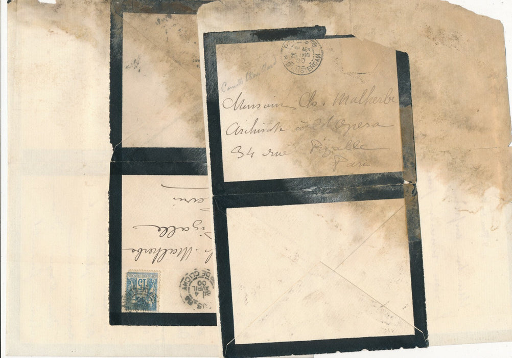 Camille CHEVILLARD compositeur chef orchestre 9 lettres autographes signées lot
