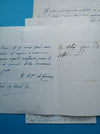Noblesse GRANCEY Eugénie Cordoüe Mandat 2 lettres à Zoé BIENVILLE DENTERGHEM