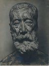 photo Anatole FRANCE par Antoine BOURDELLE légendée par le sculpteur photographi
