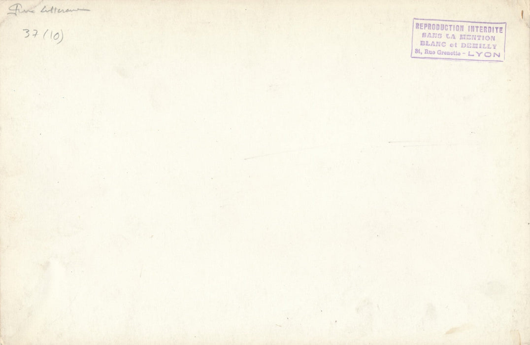 BLANC et DEMILLY photo photographie époque v. 1930 ombre café rideau