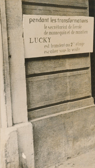 4 photo mannequin Bettina Lucky Woos Lamy années 60 et 3 photos défilés