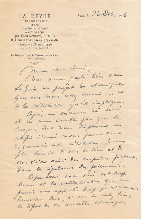 Bernard BARBEY correspondance autographe signée 8 lettre presse édition suisse