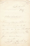 Léontine FAY comédienne à docteur CHAILLY-HONORÉ lettre autographe signée