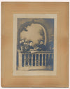 Chine Portrait noble servante carte cabinet photo argentique d'époque v. 1920