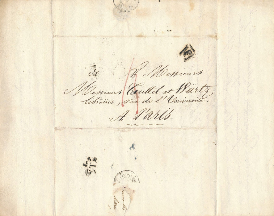 Edition Philippe-Alexandre LE BRUN DE CHARMETTES 2 lettres autographes signées