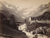 Montagnes Gavarnie hôtel du Point de vue Pyrénées albuminé époque photographie