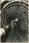 Photographie travail mine mineur tirage argentique d'époque V. 1940 ouvrier
