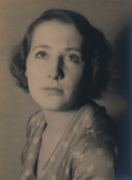 photographie argentique d'époque femme style pictorialiste fin années 30 