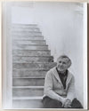Marc CHAGALL photo photographie époque Saint-Paul-de-Vence 1955 escalier