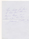 Germaine GALLOIS 2 lettres autographe signées chanson chanteuse Reutlinger