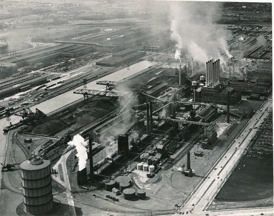 industrie Ford Motor Compagny Dearborn photographie argentique époque Michigan
