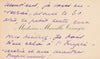 M. Tinayre Manuscrit autographe signé hommage livre ET carte autographe signée