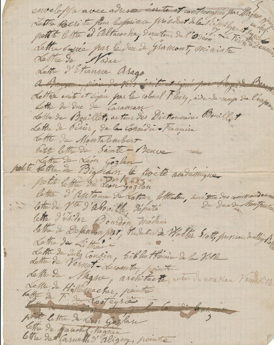 documents histoire théâtre Porte Saint Martin Charles LEFEUVE 7 pages