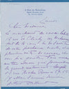 Bel ensemble Jane Renouardt 2 lettres autographes une photo 3 cartes visite