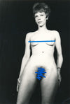 Femme nu sexy seins photo photographie époque v. 1970