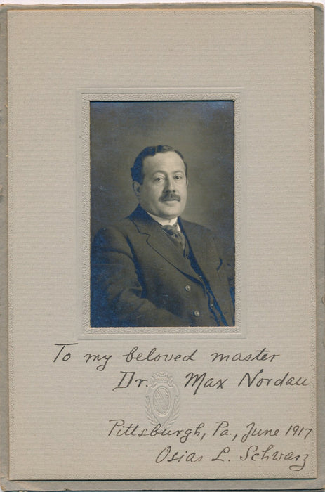 Osias L. SCHWARZ photo dédicacée signée Américain General Types of Superior Men