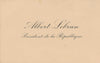 Lot ensemble 5 présidents de la République 5 lettres autographes signées cartes