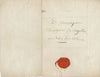 Louis Mathieu LANGLÈS LANGLE 2 lettres autographes signées Magistris comte Orlov