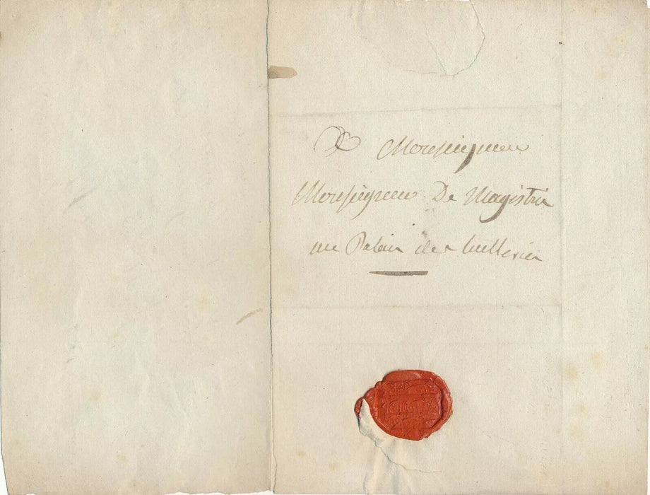 Louis Mathieu LANGLÈS LANGLE 2 lettres autographes signées Magistris comte Orlov