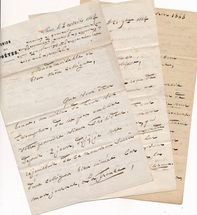 Robert-Victor poésie poète Union des poète belle correspondance 15 lettres lot