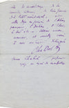 Henri Chabrol Sport remerciement critique Marcel Gras lettre autographe signée