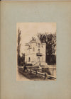 Photo Chantilly Pavillon de la Reine Blanche albumine vintage
