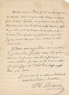 peintre Paul-Emile DESTOUCHES lettre autographe signée ET dessin 7 croquis 