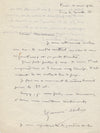 Henri MALO 3 lettres autographes corsaires bibliothèque Thiers manuscrit