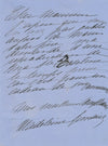 Madeleine LEMAIRE lettre autographe à Marcel Braun photographie reproduction