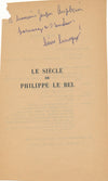 7 dédicaces autographes Conchon Daninos Lévis-Mirepoix Vialar Blancpain