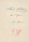 Albert ALVAREZ 1861-1933 chanteur opéra ténor musique photo photographie 