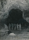 Grotte gouffre Lombrive Arigèe tirage argentique époque 1953 presse photographie