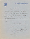 André RIVOIRE 4 lettres autographes signées poète Gabriel Faure amitié