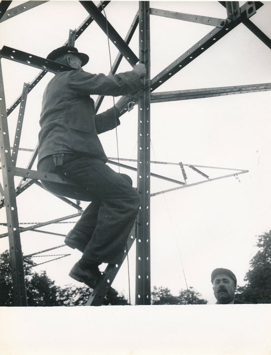 structure métallique construction ouvrier photo photographie ciel