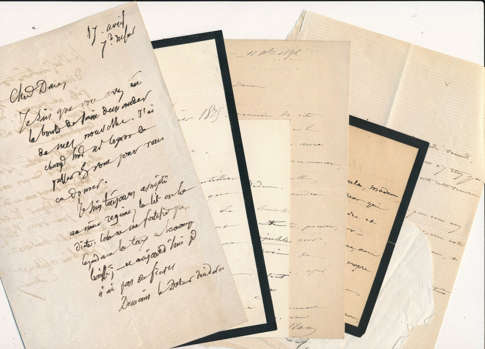 Droit justice politique 35 lettres autographes Henry du Buit Fourcade magistrats