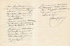 Peintre Henri HARPIGNIES lettre autographe signée concert Louis Diémer musique
